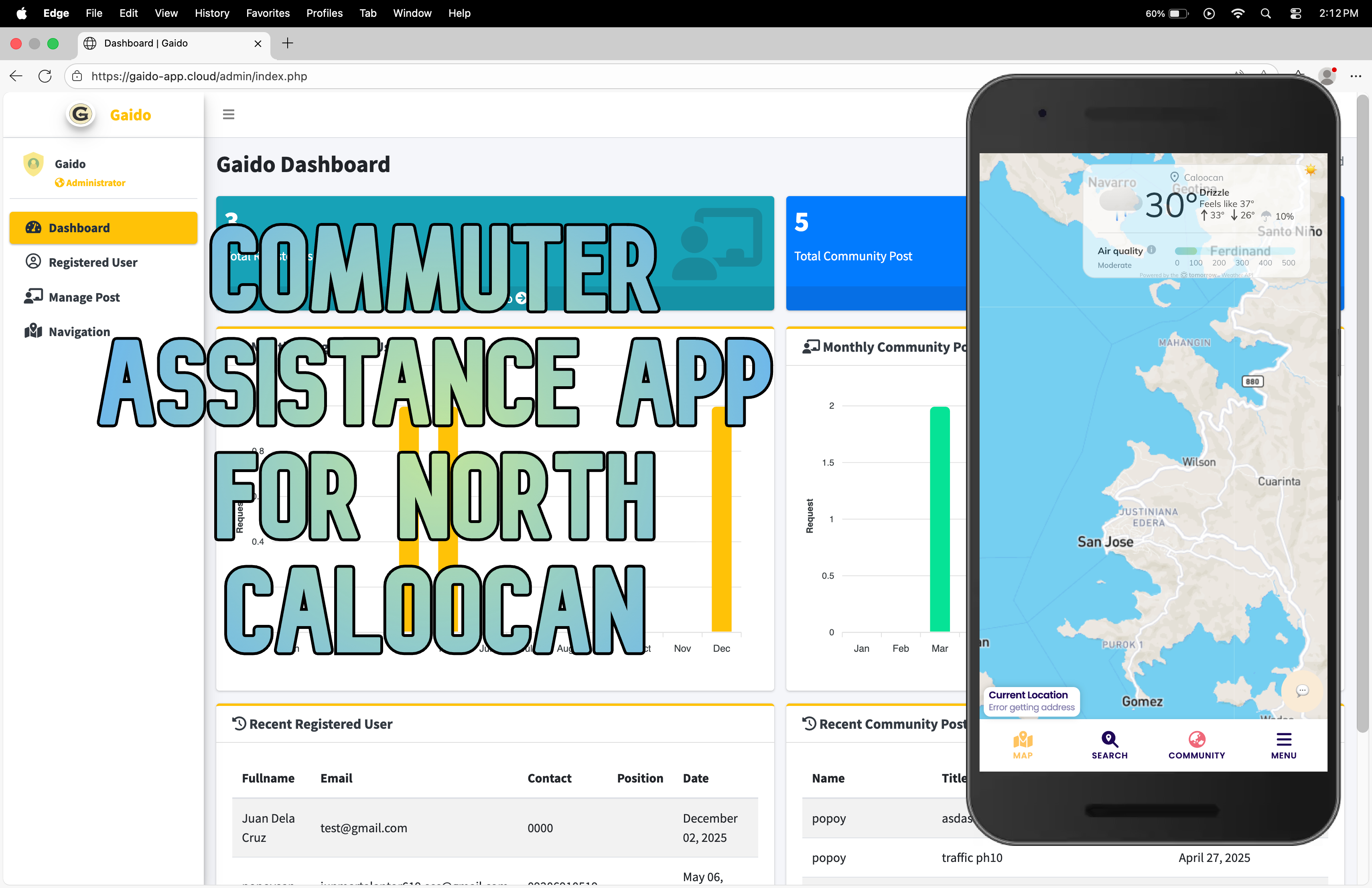 Commuter Assistance App for North Caloocan