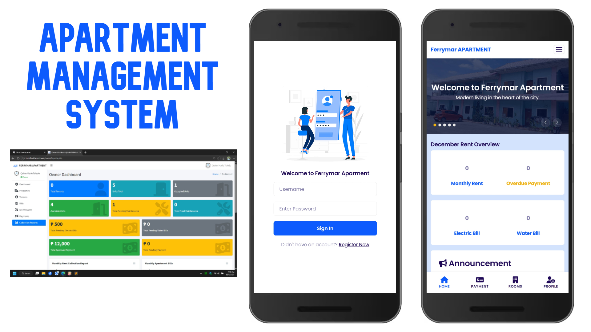 Apartment Management System [Digital Room Rental Platform]